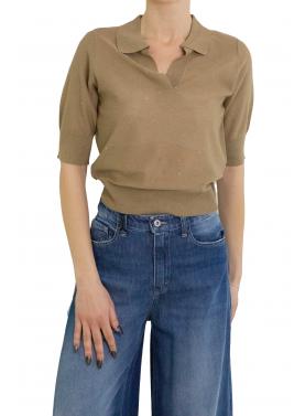 Maglia con colletto Only